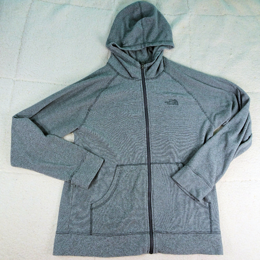 North Face Soft Gray Full Zip Hoodie YXL (18/20)